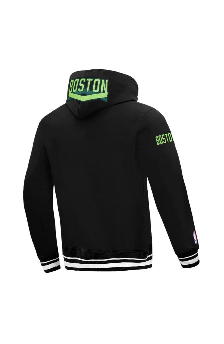 PRO STANDARD Men's Pro Standard Black Boston Celtics 2024/25 City Edition Pullover Hoodie, Alternate, color,