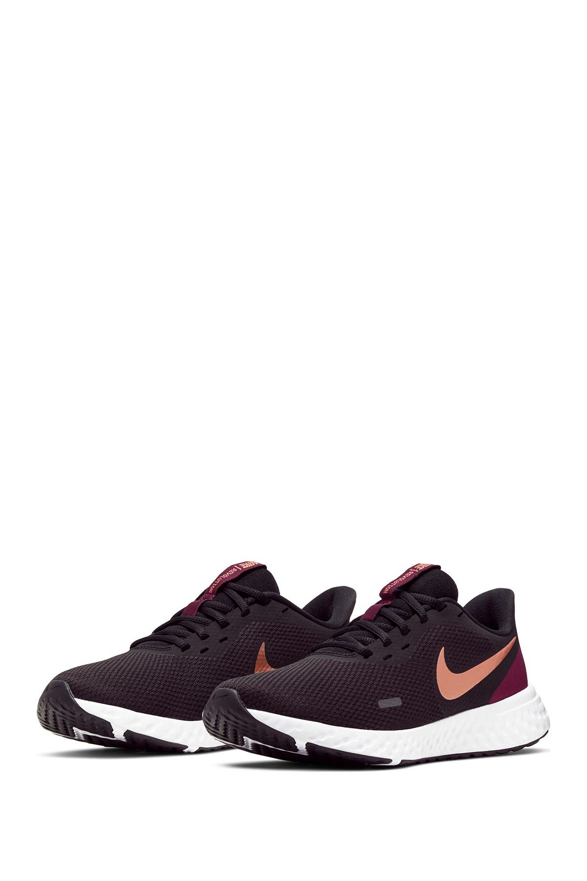 Revolution 5 Running Shoe, Main, color, 003 BLK/MTLC COPR/NIGHT MRN