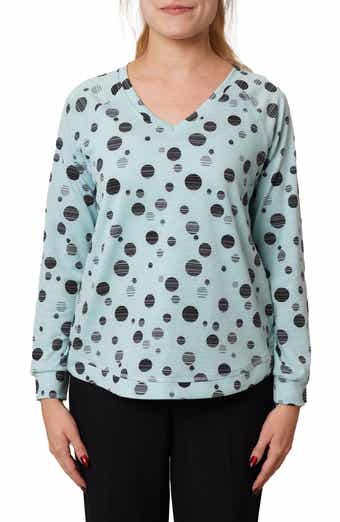 V-Neck Raglan Sweater