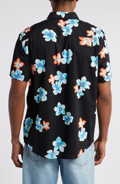 RVCA RVCA ANYTIME SHORT SLEEVE BUTTON-UP SHIRT