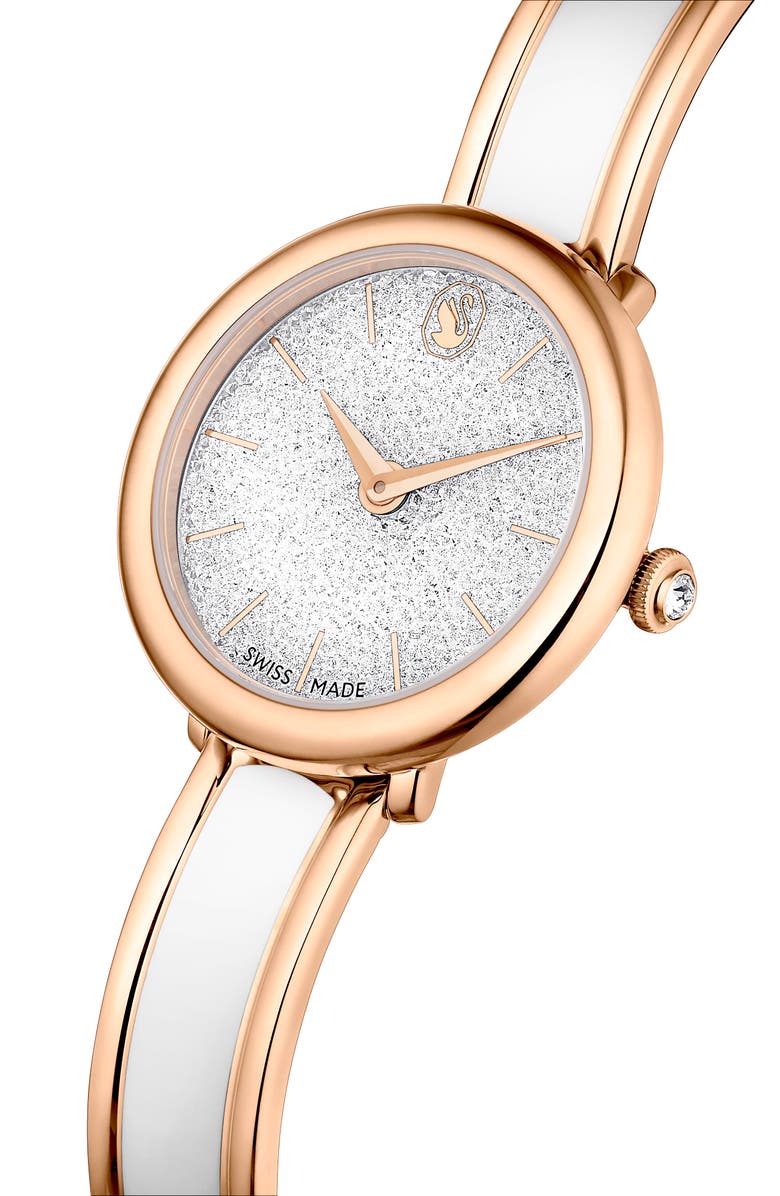 Swarovski Crystalline Braclet Watch, 32mm, Alternate, color, White