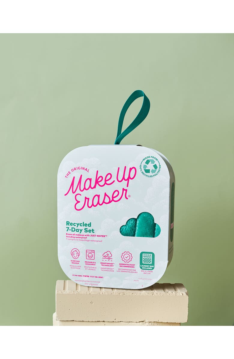 The Original MakeUp Eraser Recycled 7-Day MakeUp Eraser Set with Laundry Bag, Alternate, color, 