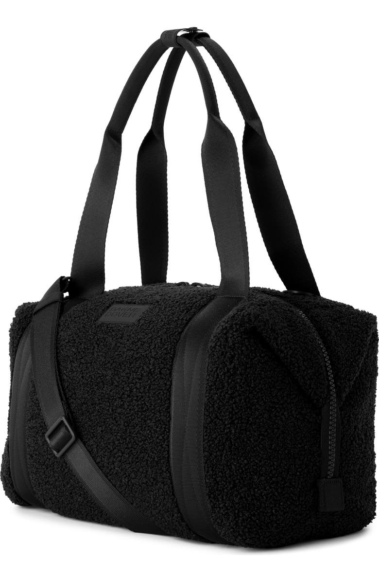 Dagne Dover Landon Medium Neoprene Carryall, Alternate, color, Onyx Shearling