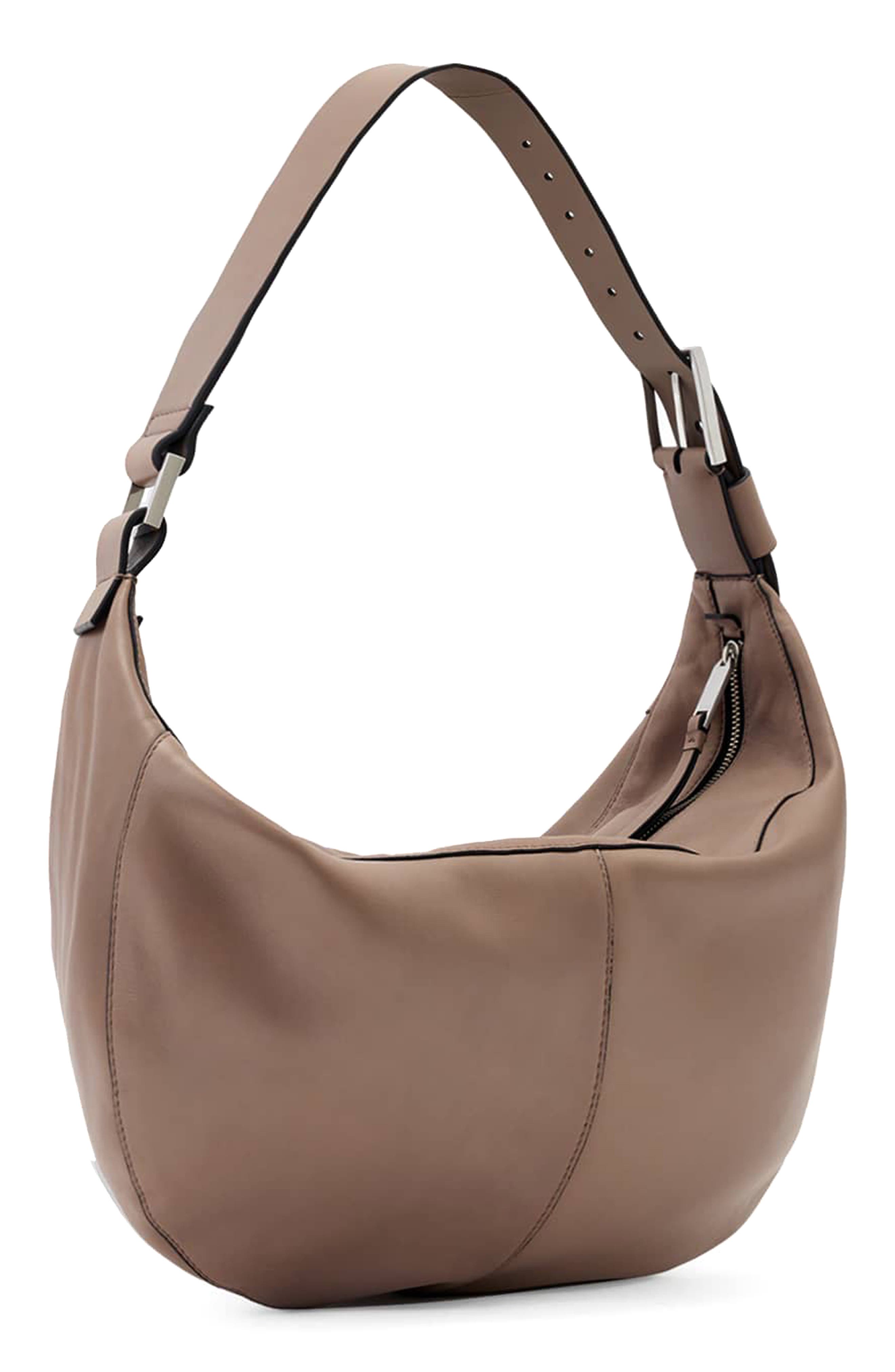 Luna Leather Shoulder Bag, Alternate, color, MOCHA BROWN