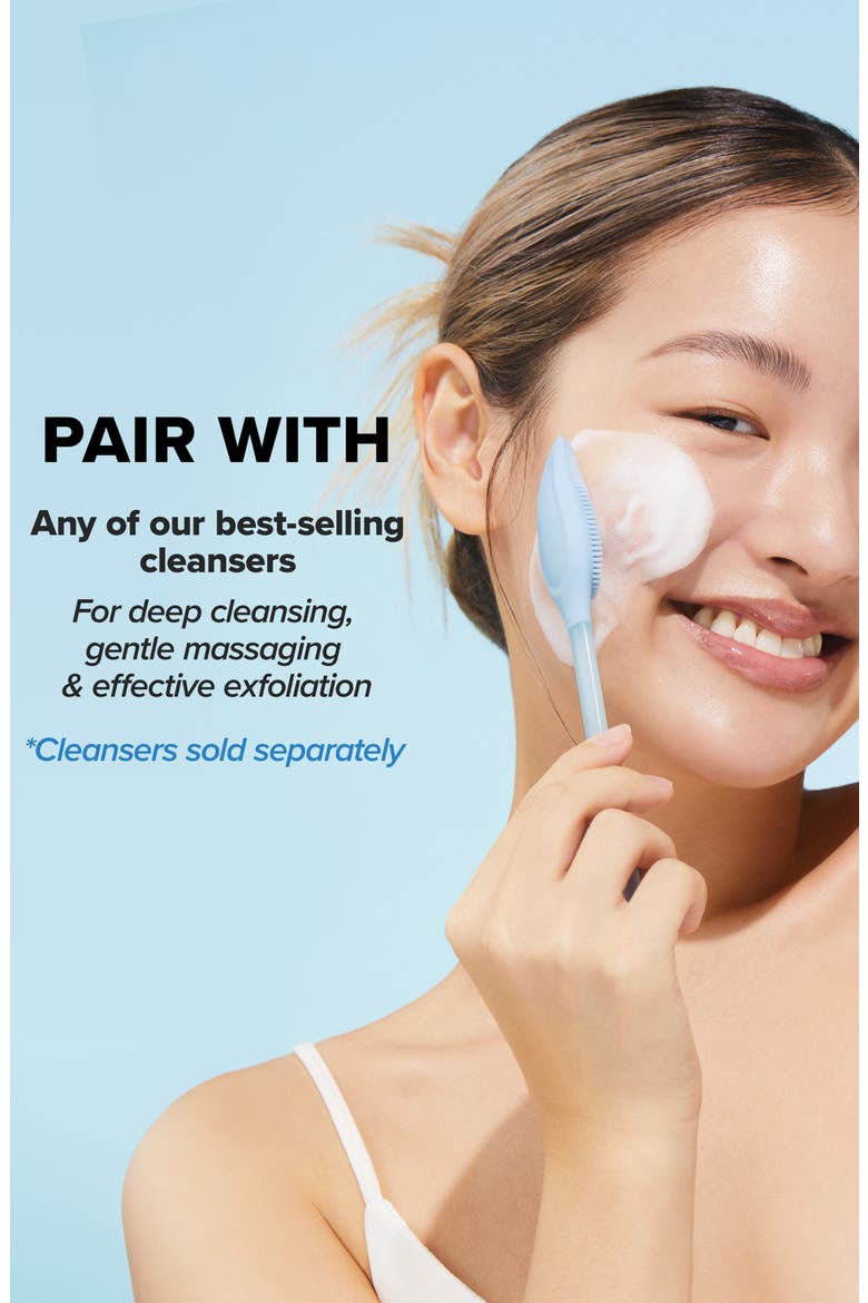 2-in-1 Silicone Mask Brush, Alternate, color, BLUE