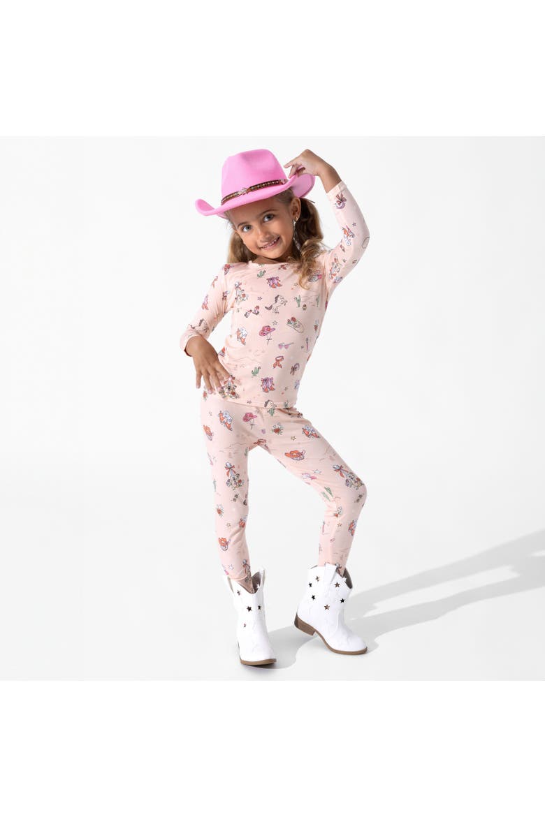 Kids' Cowgirl Set of 2 Piece Pajamas, Alternate, color, Cowgirl