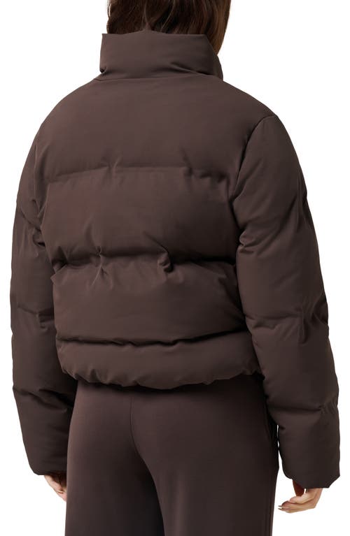 Travismathew Moontide Bonded Puffer Jacket In Burgundy
