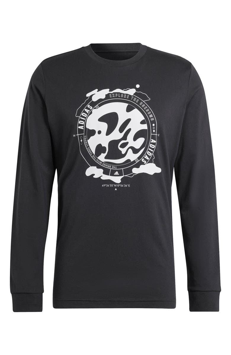 adidas Sportswear City Long Sleeve Cotton Escape Town Graphic T-Shirt, Alternate, color,