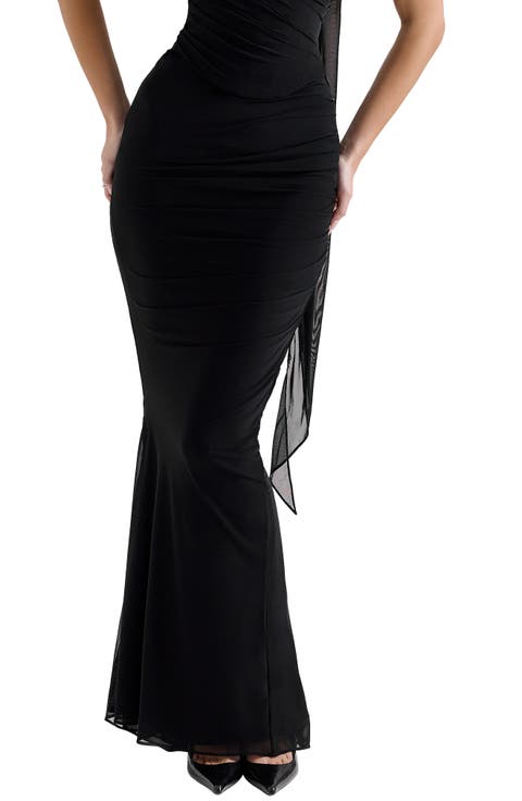 Cassidy Mesh & Tulle Maxi Skirt