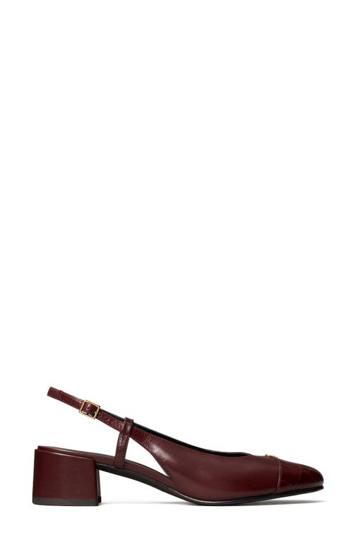 Tory Burch Slingback Cap Toe Pump