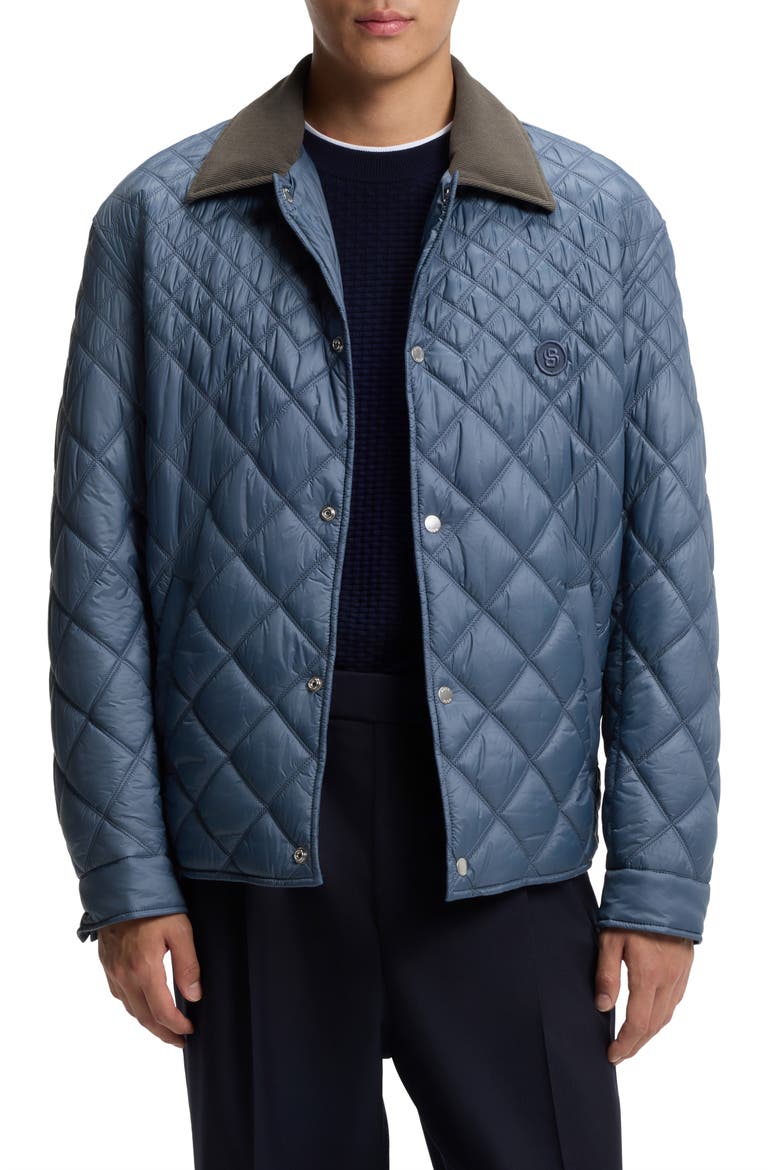 Cosmix Quilted Jacket, Main, color, OPEN BLUE