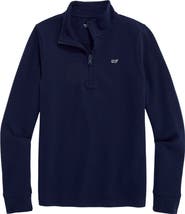 vineyard vines Kids' Saltwater Quarter Zip Pullover