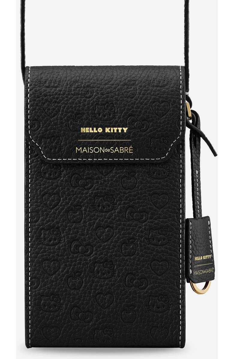 MAISON de SABRÉ Leather Phone Pouch, Main, color,