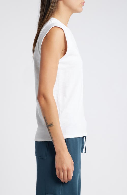 Nation Ltd Patti Muscle Tee In Optic White