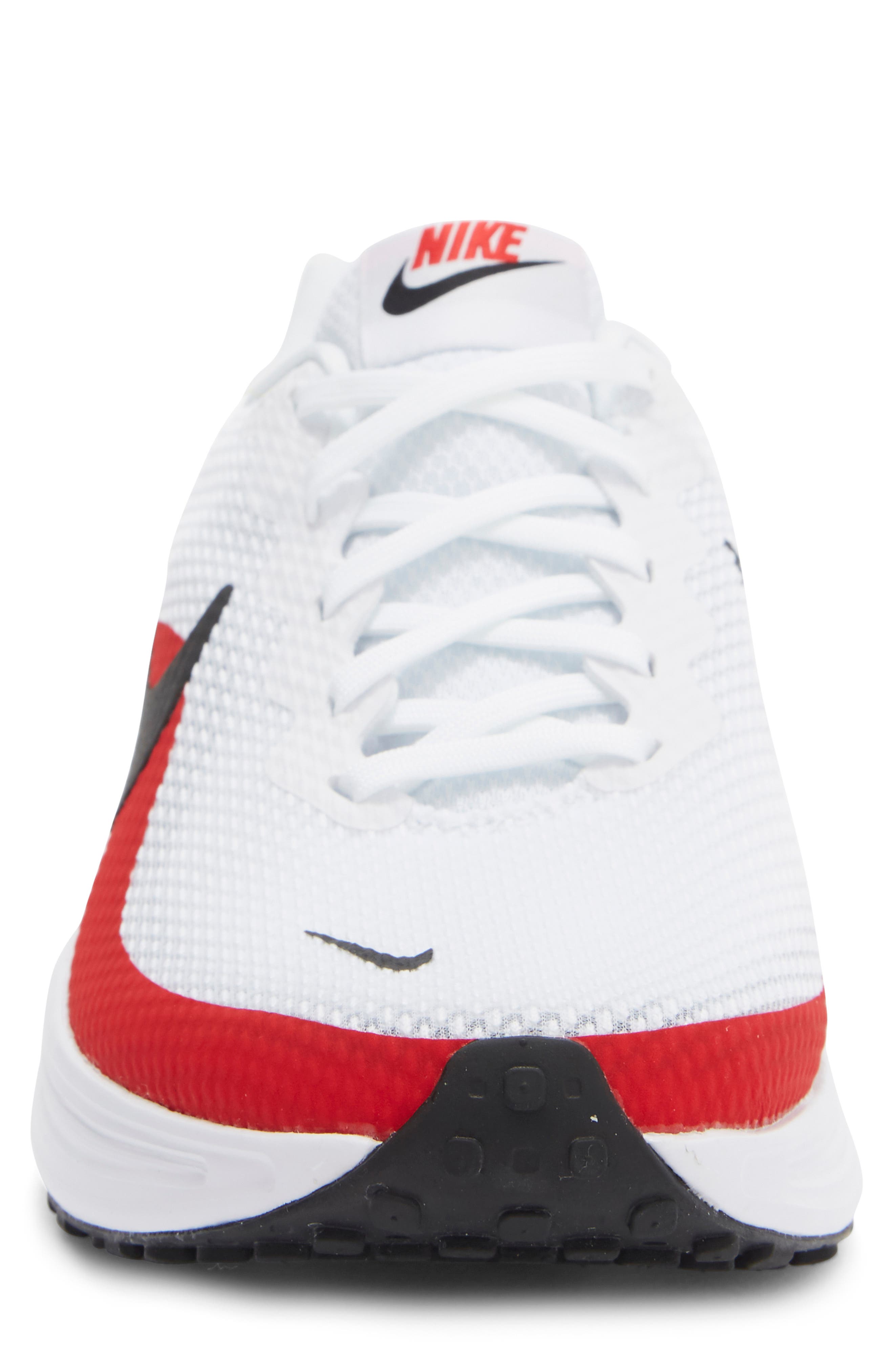Revolution 8 Running Shoe, Alternate, color, WHITE/ BLACK/ UNIVERSITY RED