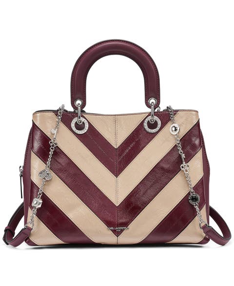 Benoite Chevron Satchel