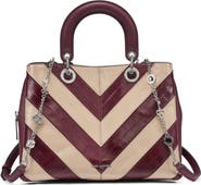 KARL LAGERFELD PARIS Benoite Chevron Satchel