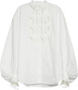 Zimmermann Kindred Spirit Luna Appliqué Button-Up Shirt