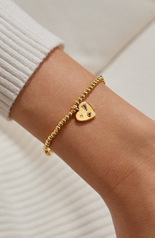 A Littles & Co. A Littles & Co A Little 'happy Girl Era' Bracelet In Gold-tone Plating In Gold