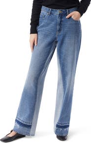 DO by Dee Ocleppo Fallon Two-Tone Straight Leg Jeans