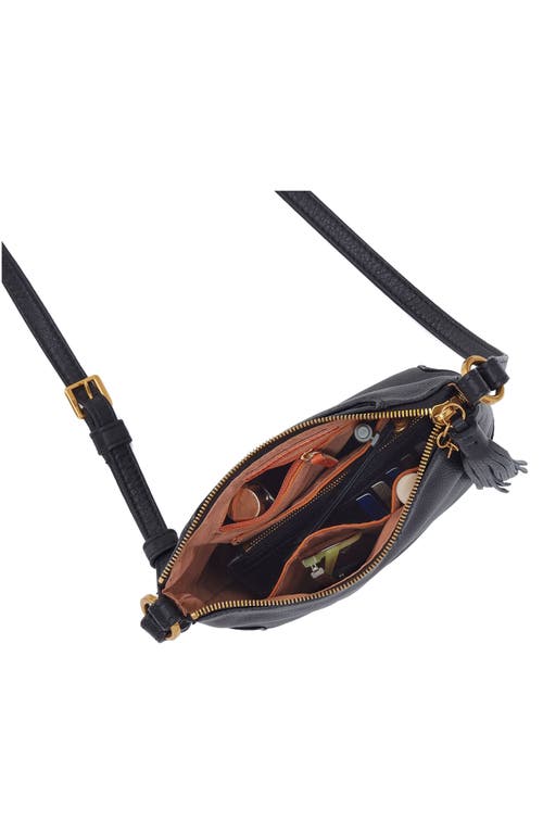 Hobo Lexi Leather Crossbody Bag In Black