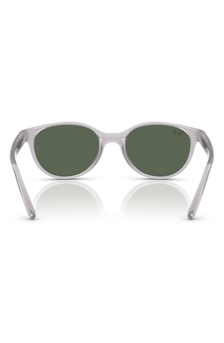 Ray-Ban Kids' 45mm Oval Sunglasses, Alternate, color, Transparent Grey