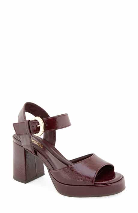 Theresa Faux Leather Platform Sandal