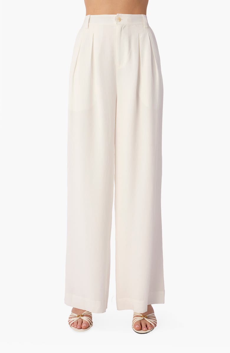 CAMI NYC Davina Wide Leg Pants, Main, color, White