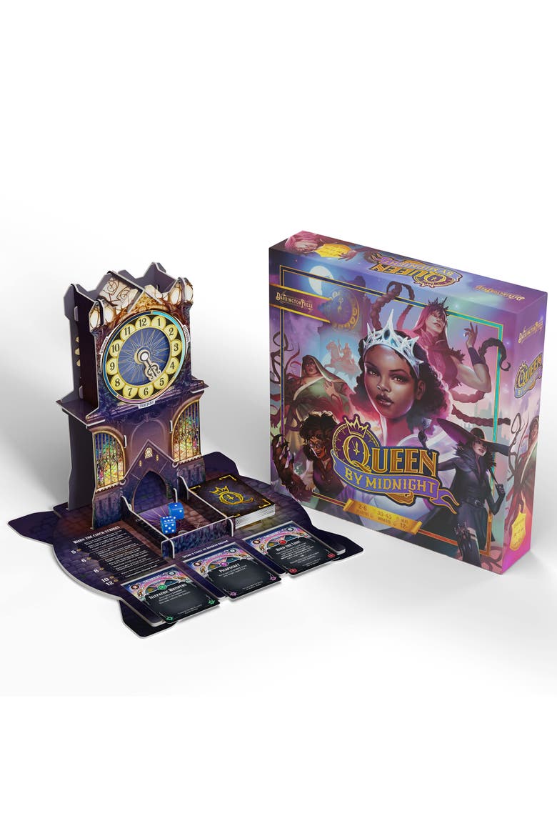 Queen By Midnight Deckbuilding Board Game, Ages 12+, Alternate, color, Multicolored