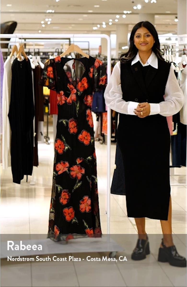 Floral Maxi Dress, sales video thumbnail