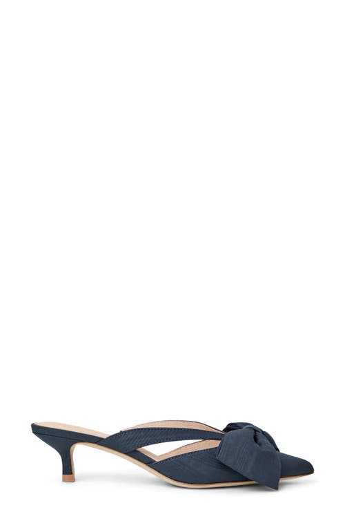 Jack Rogers Cynthia Bow Pointed Toe Mule In Indigo