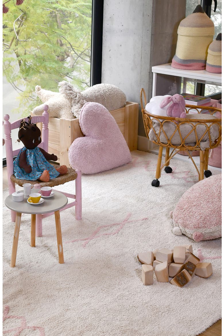 Heart Cushion, Alternate, color, PINK