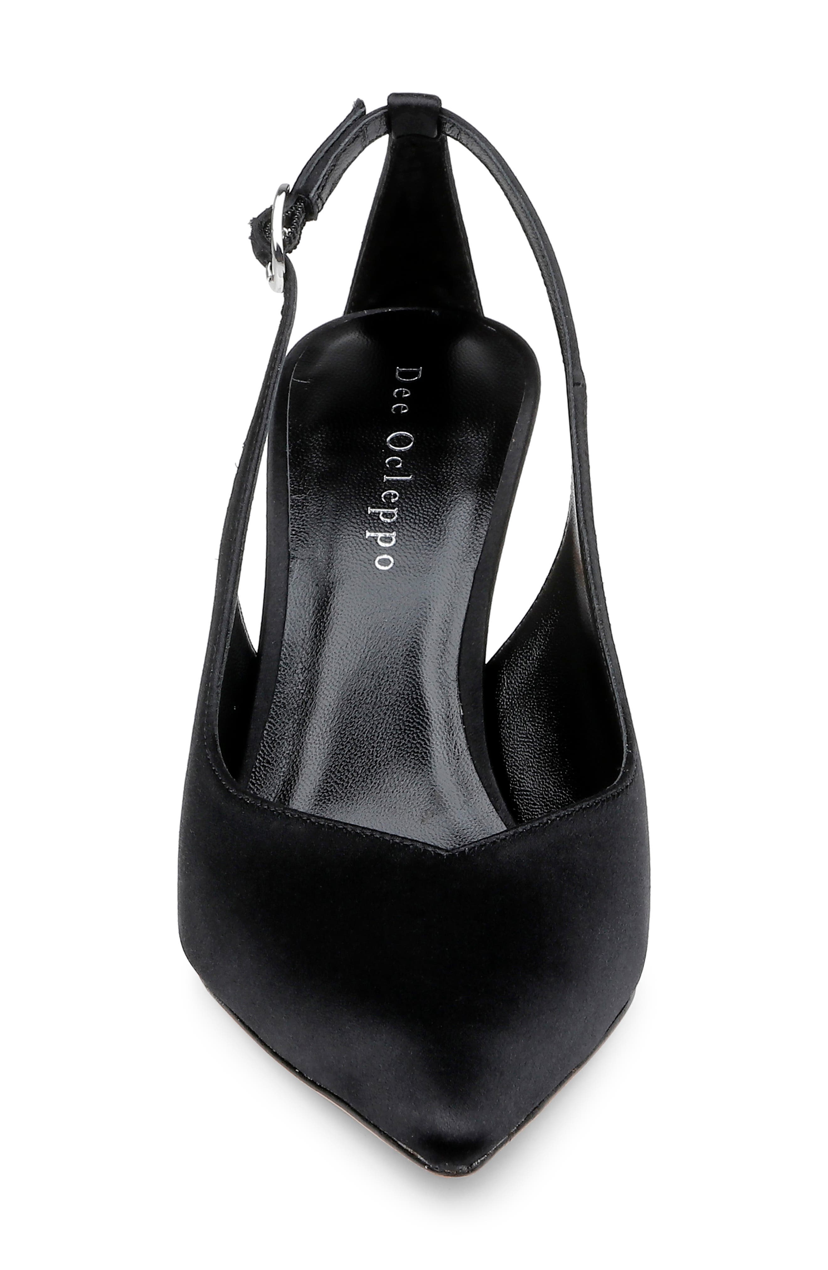 Austin Pointed Toe Pump, Alternate, color, BLACK SATIN