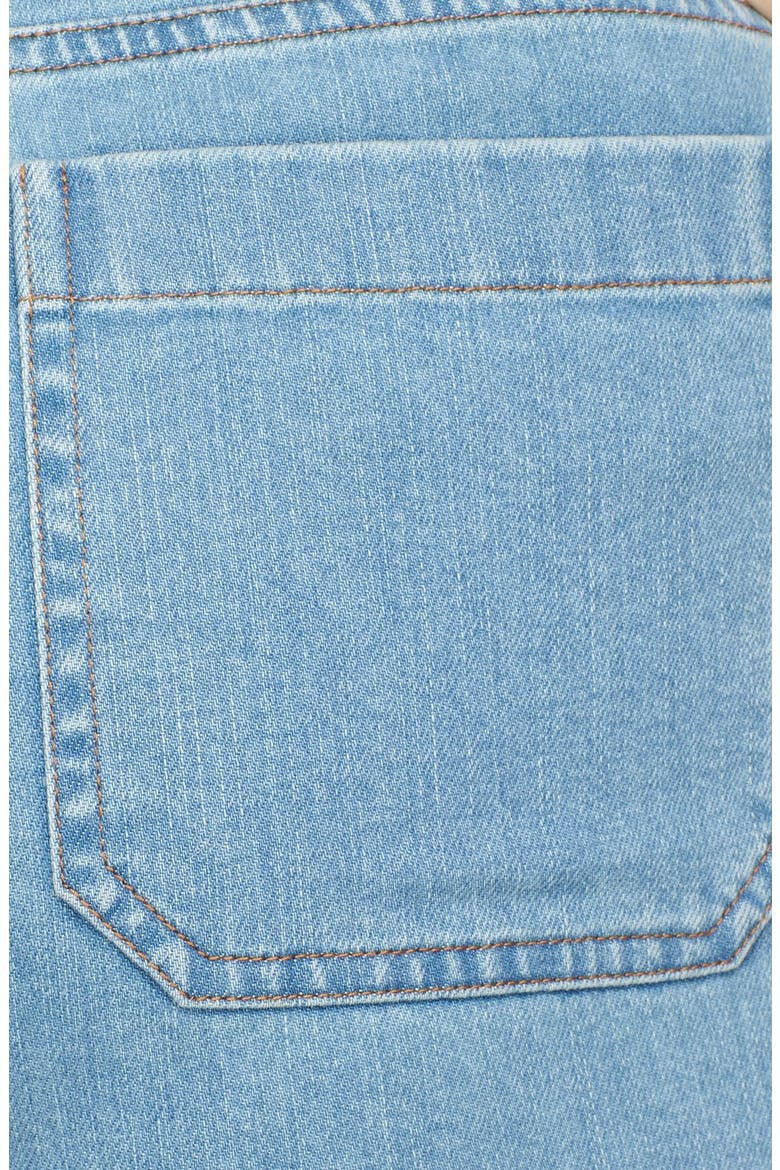 Bell Bottom Stretch Jeans, Alternate, color, CORNFLOWER