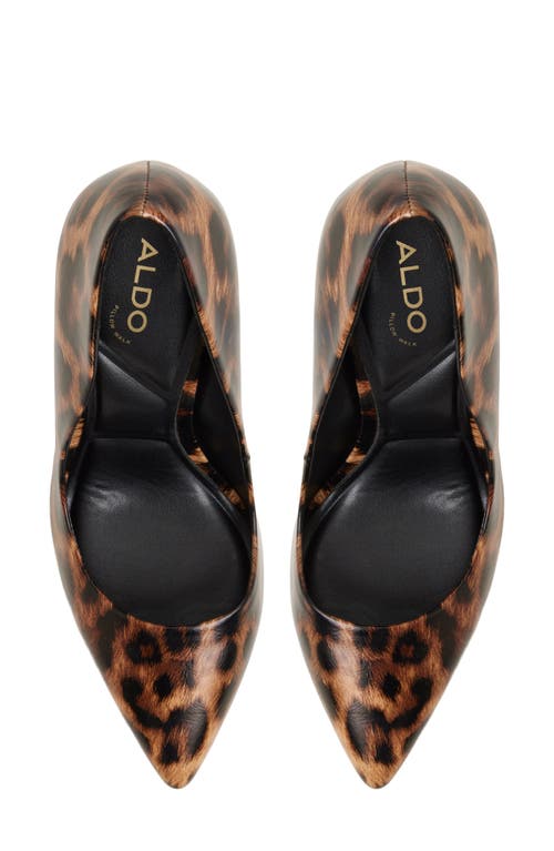 Aldo Lala Pointed Toe Pump In Animal Print