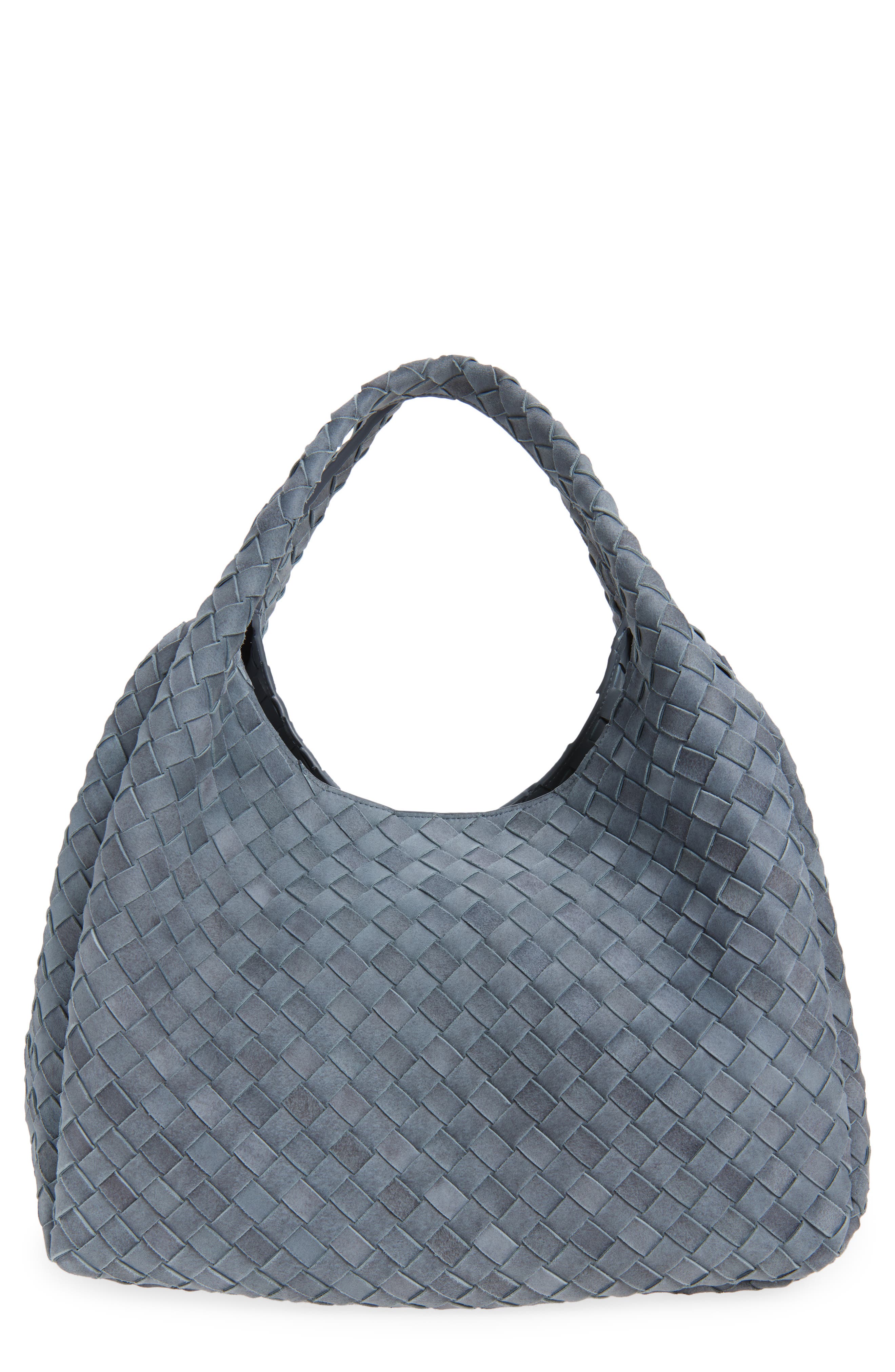 Bottega Veneta Large Campana Suede Shoulder Bag, Main, color, 