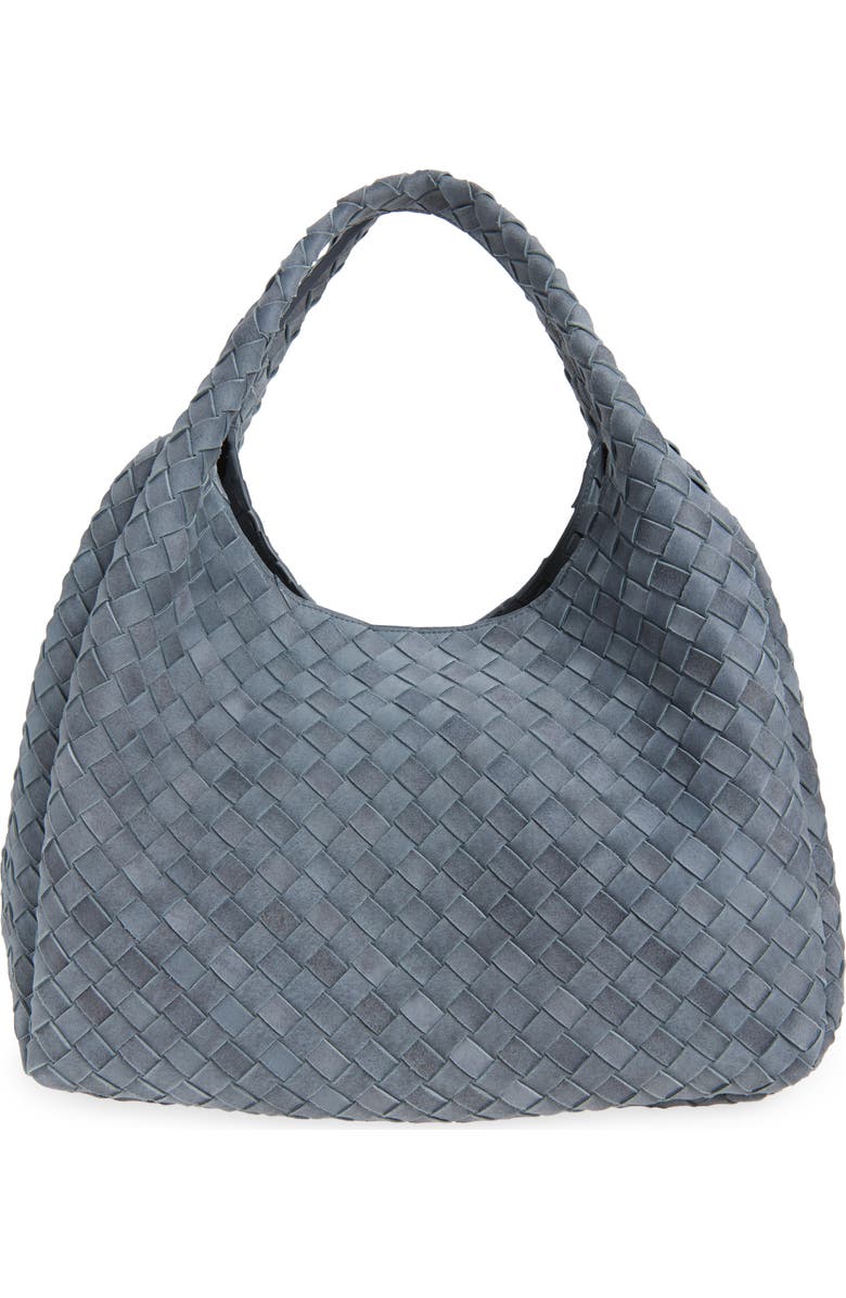 Bottega Veneta Large Campana Suede Shoulder Bag, Main, color,