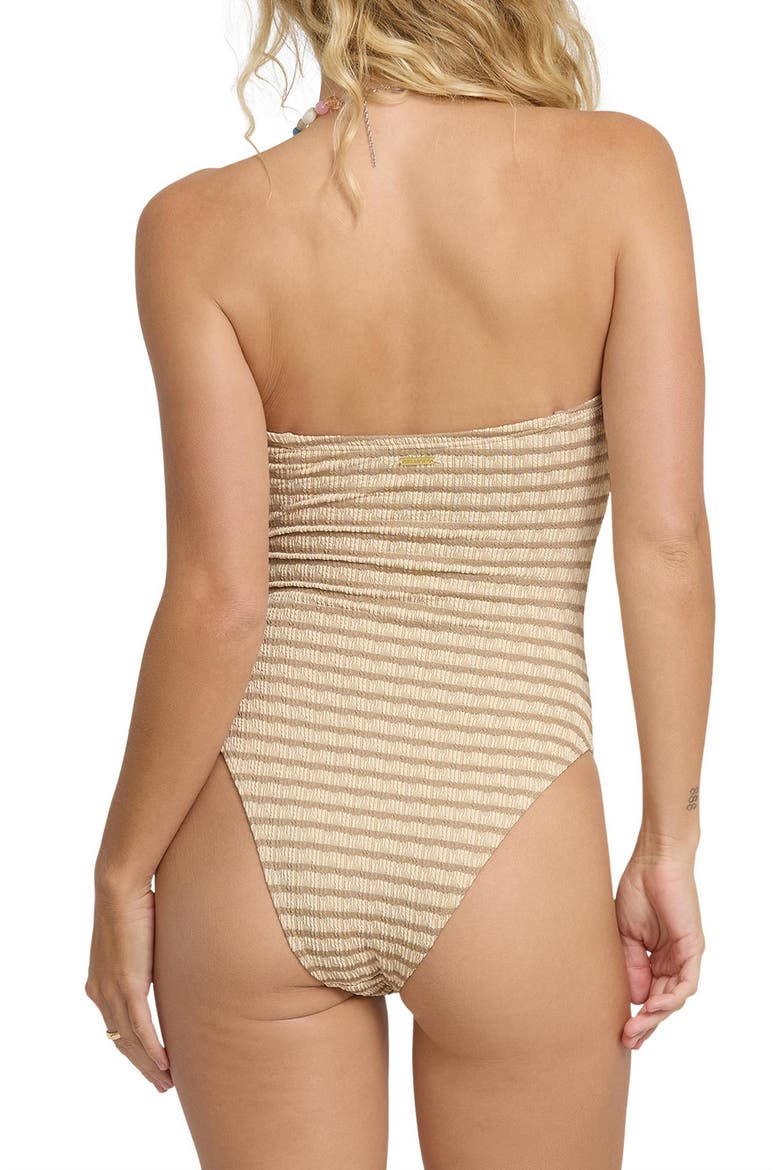Wavey Daze Aria One-Piece Swimsuit, Alternate, color, COBBLESTONE