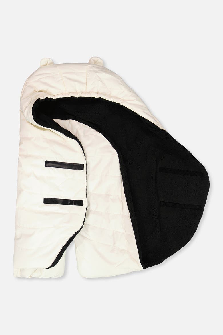 Nido Plush Lined Baby Wrap for Bassinet Car Seats and Strollers, Alternate, color, Off-White