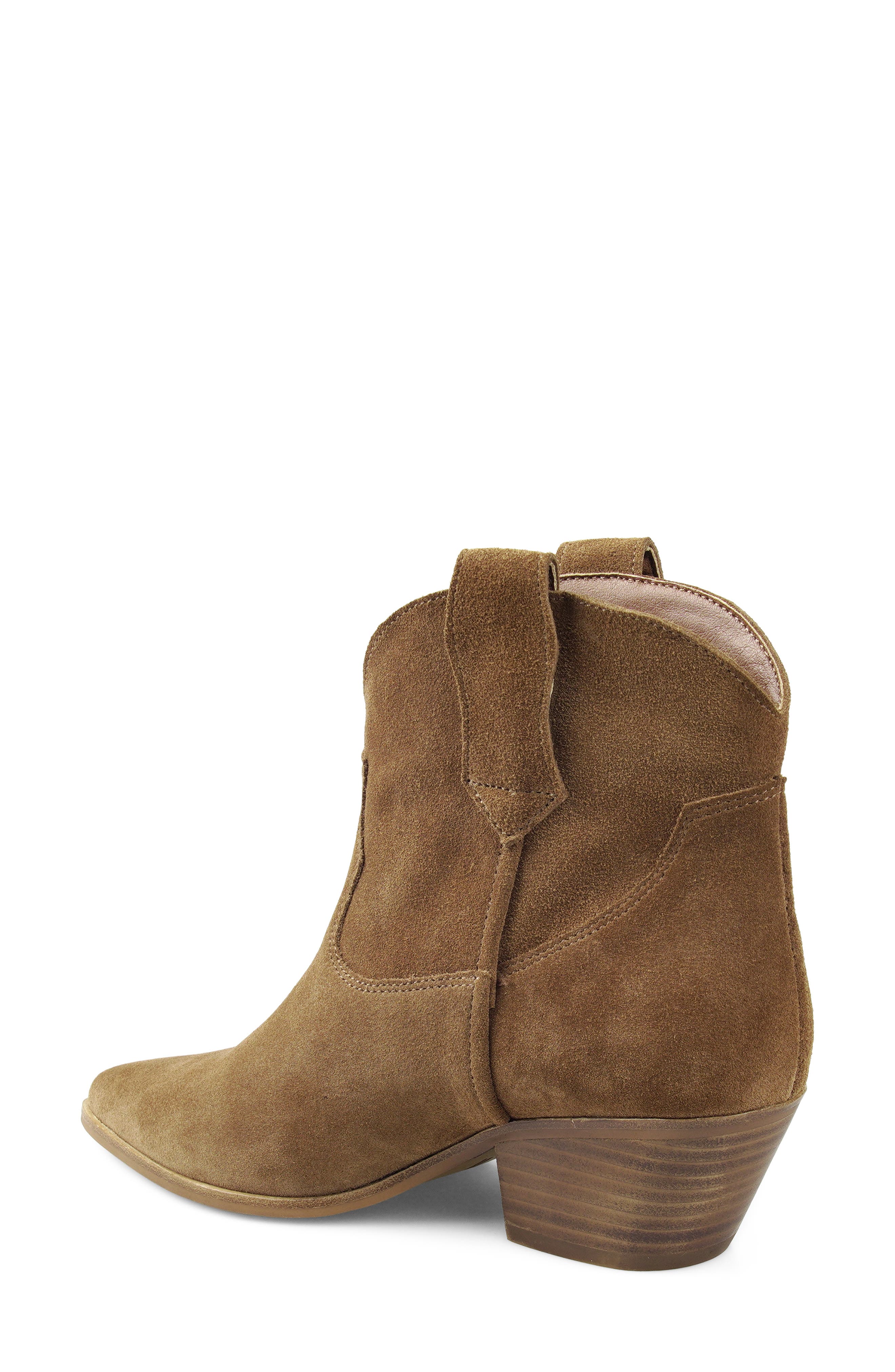 Izzy Western Boot, Alternate, color, KHAKI SUEDE