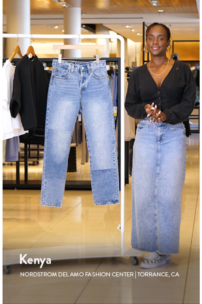 501® High Waist Straight Leg Ankle Jeans video