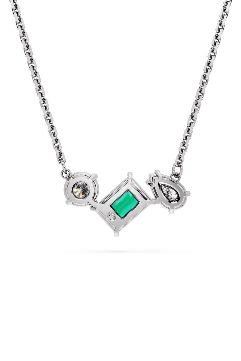 Mesmera Crystal Pendant Necklace, Alternate, color, GREEN