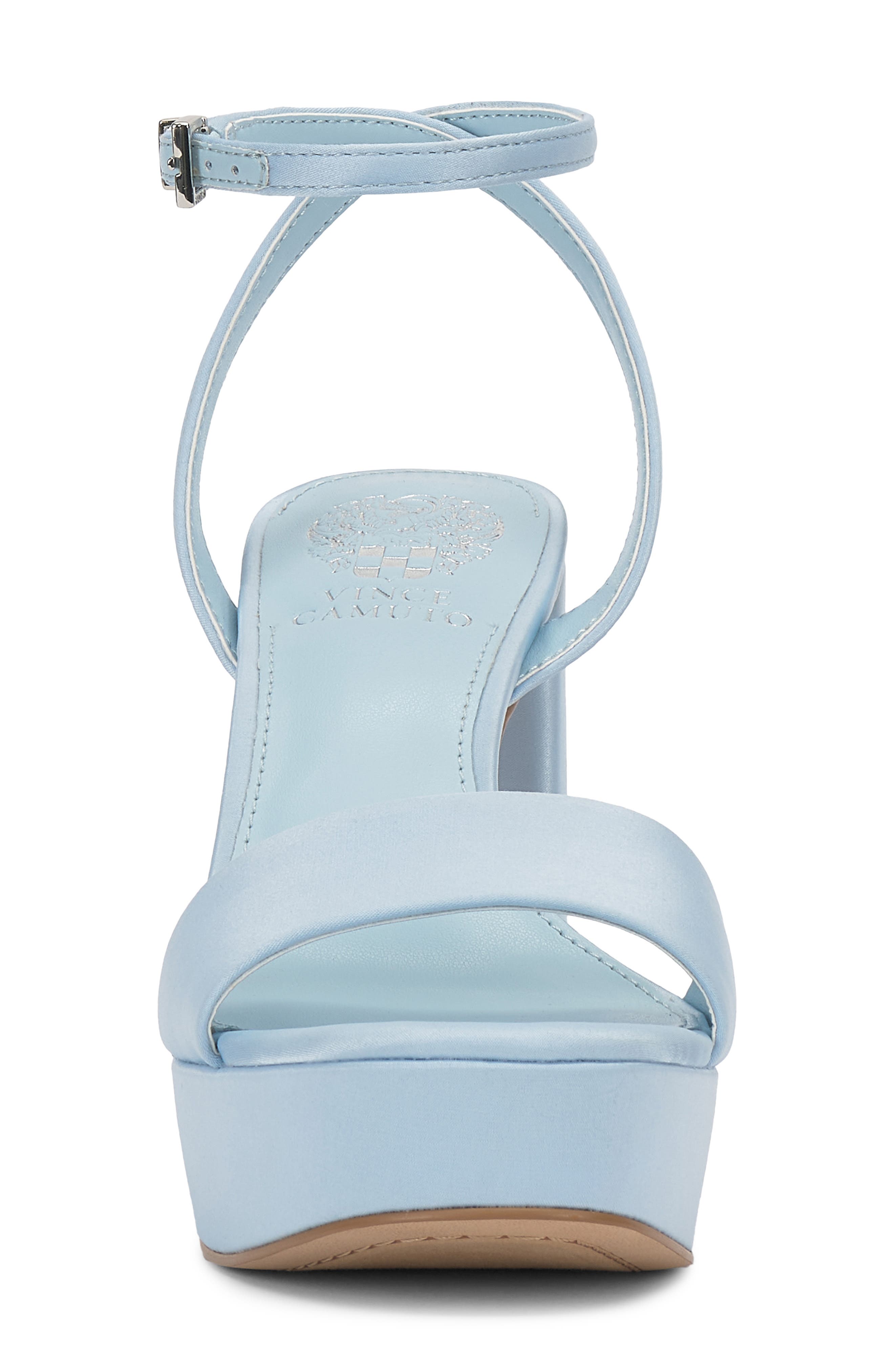 Vince Camuto Pendry Ankle Strap Platform Sandal, Alternate, color, Light Blue