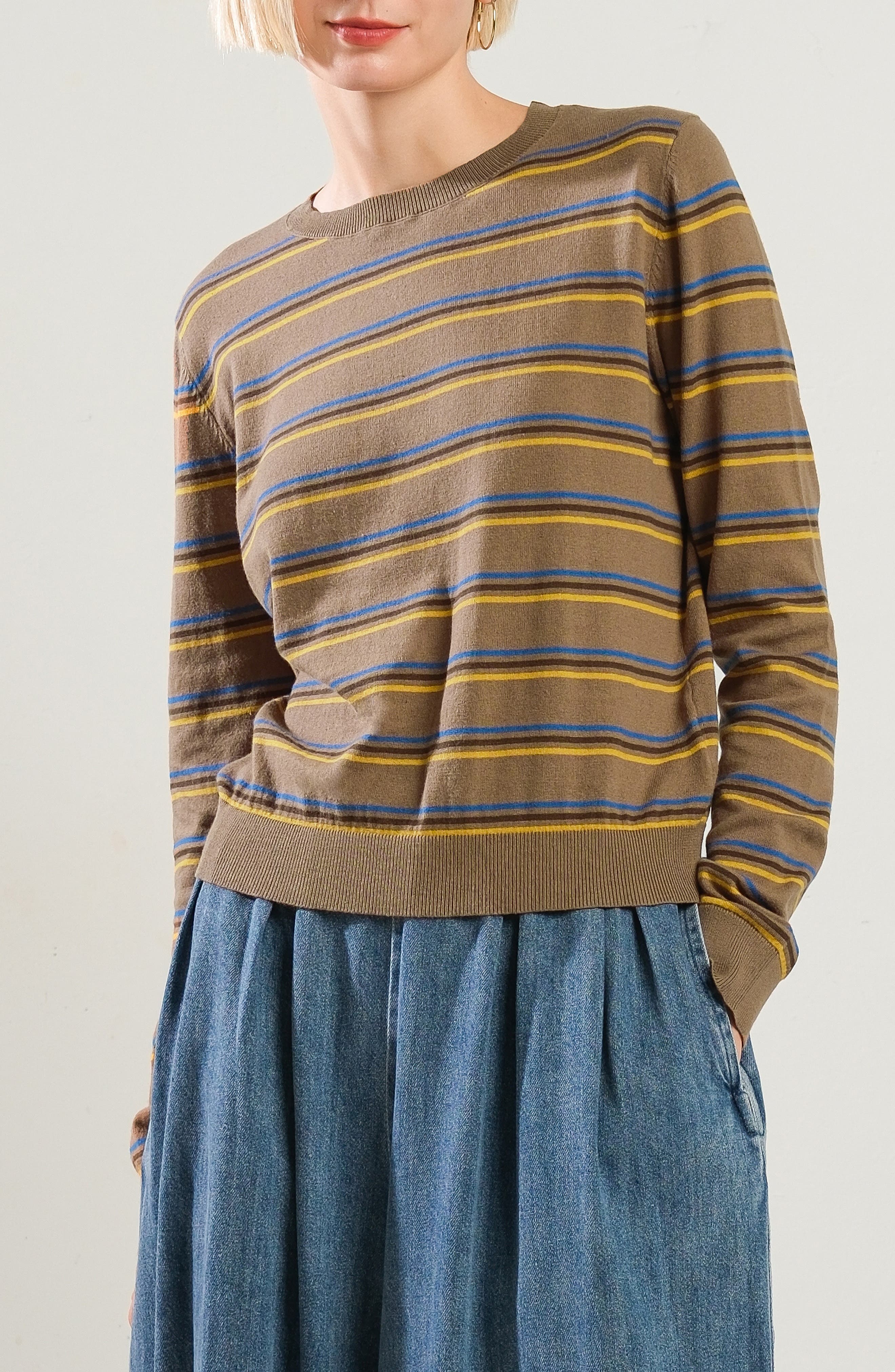 Striped Crewneck Sweater