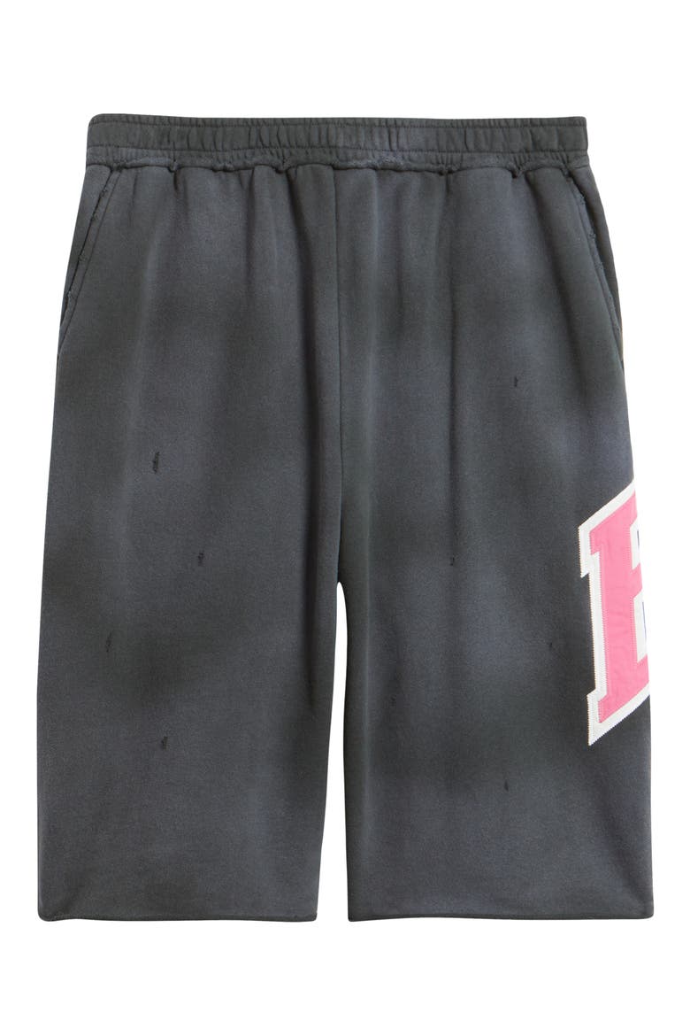 Fireside Sweat Shorts (Nordstrom Exclusive), Alternate, color, WASHED BLACK