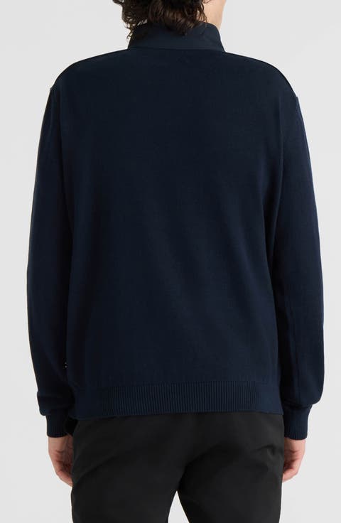 Hal Quarter Zip Mock Neck Sweater