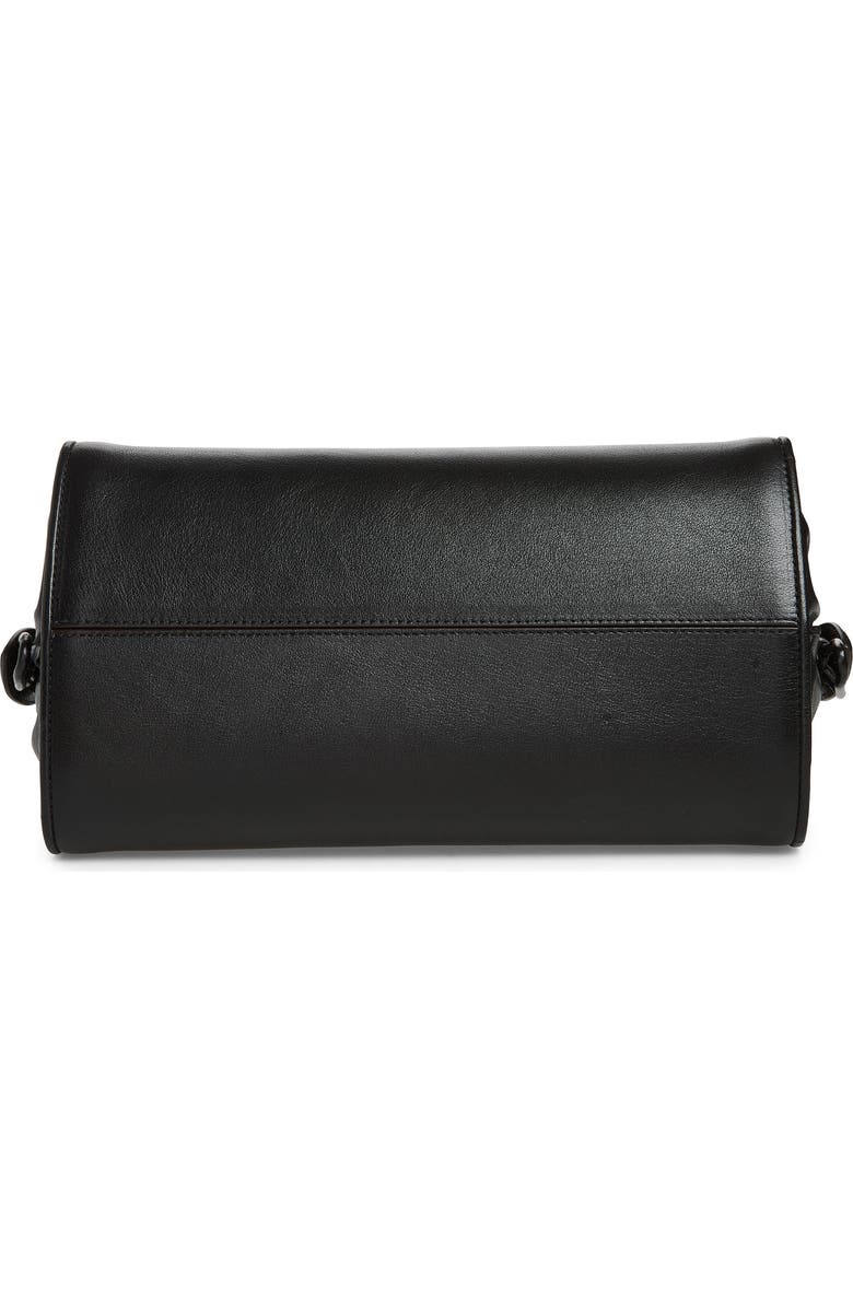 Marni Small Tulipea Top Handle Bag, Alternate, color, Black