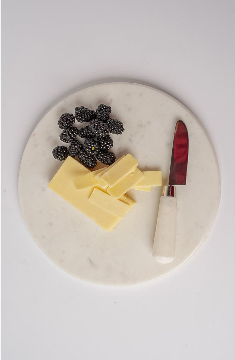 Verve Culture Marble Rolling & Cheese Board, Alternate, color, White