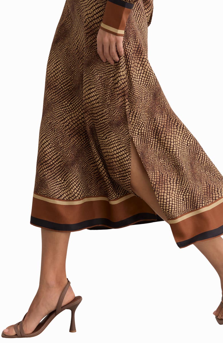 Reiss Leia Long Sleeve Shirtdress, Alternate, color, Neutral