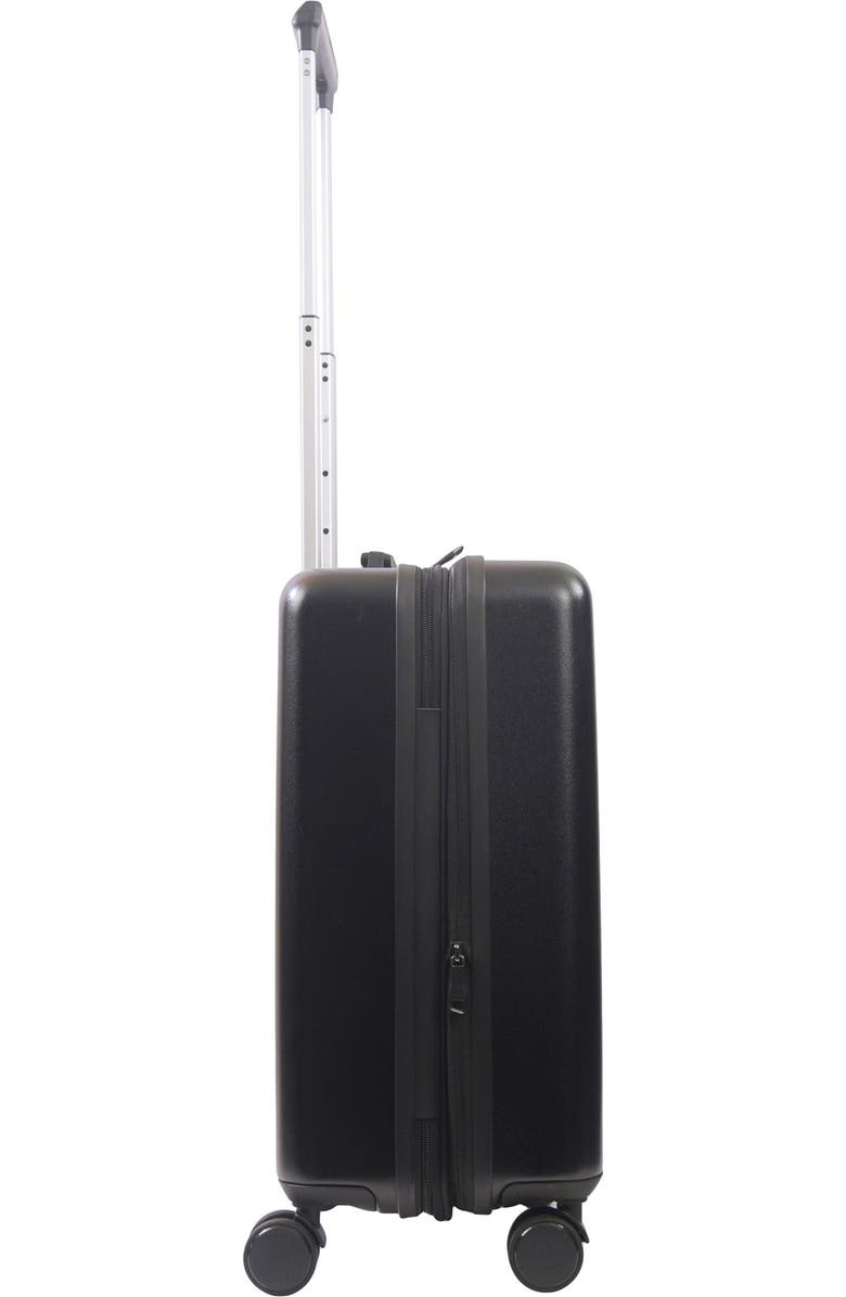 Ful Superman "Man of Steel" 22.5" Hardside Carry-On Spinner, Alternate, color, Black